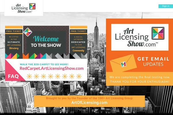 artlicensingshow.com site used Artlicense