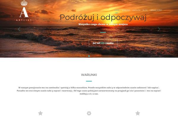 Inspiro theme site design template sample