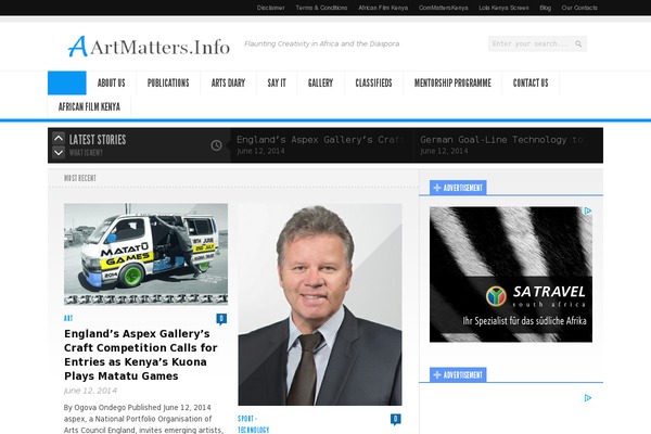 artmatters.info site used Anews