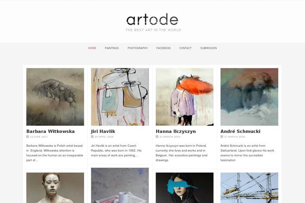 artode.com site used Courier