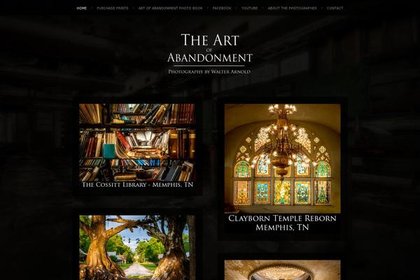 artofabandonment.com site used Flashback