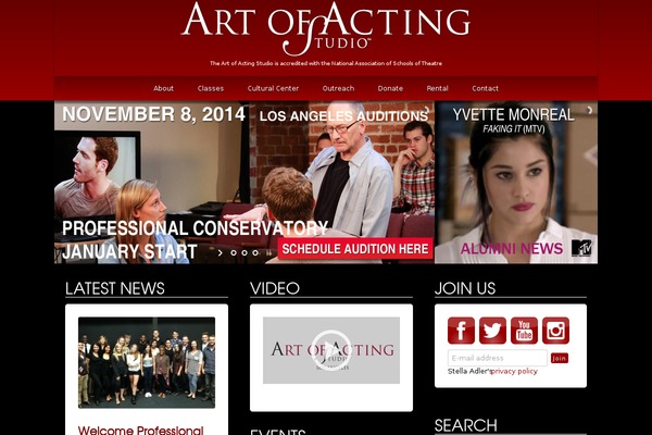 WordPress website example screenshot