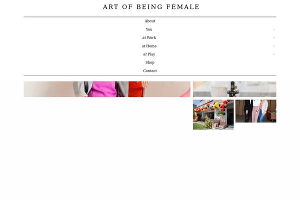 artofbeingfemale.com site used Jointswp-master-2