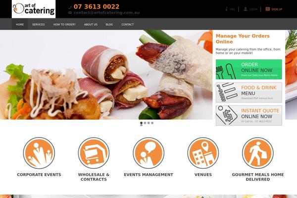 artofcatering.com.au site used Aoc