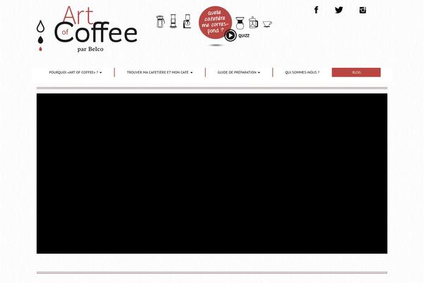 artofcoffee.fr site used Artofcoffee