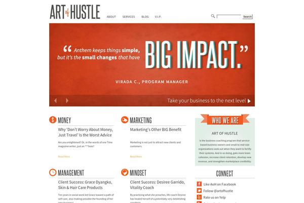 WordPress website example screenshot