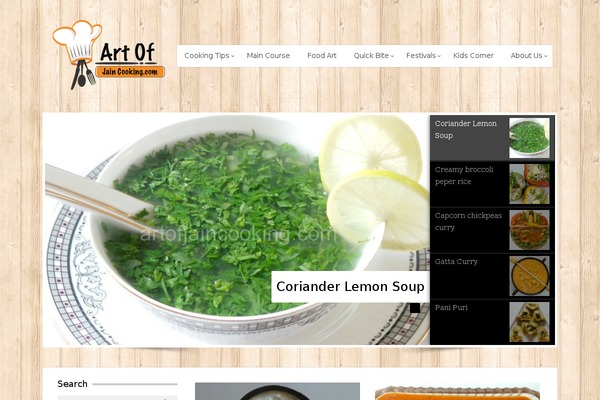 CookingPress theme site design template sample
