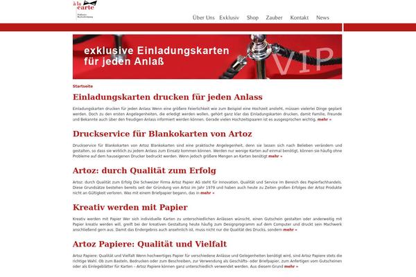 artoz theme websites examples