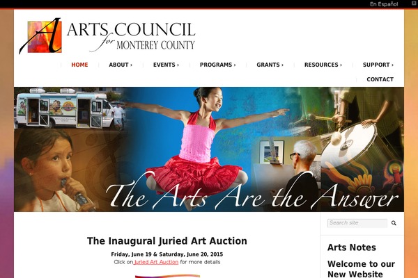 arts4mc.org site used Time