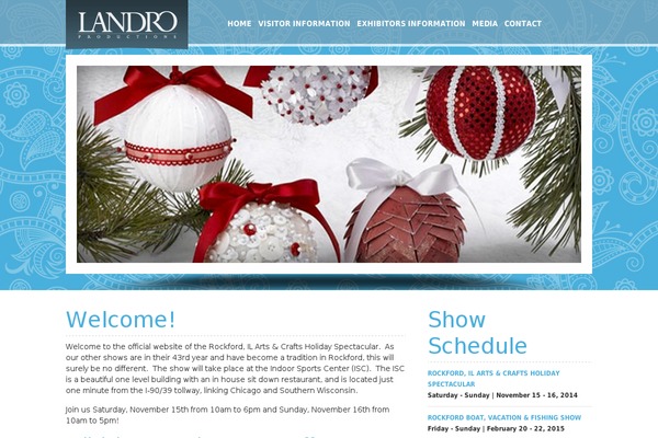 Landro theme websites examples