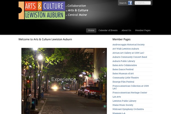 artsandculturela.org site used Big-shot