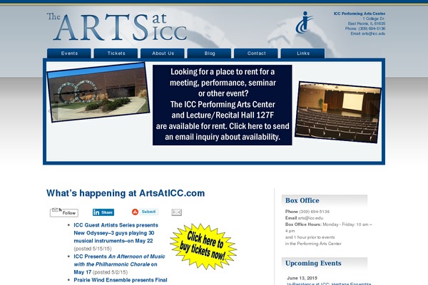 artsaticc.com site used Icc-theme