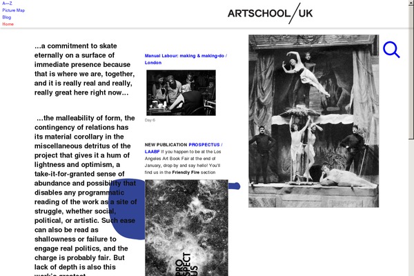 artschooluk.org site used Artschooltheme
