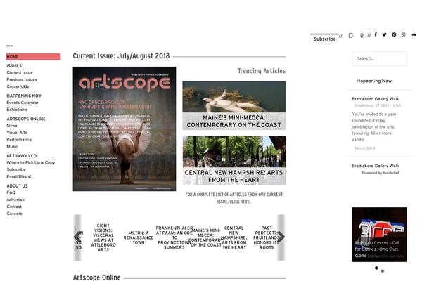 artscopemagazine.com site used Artscope