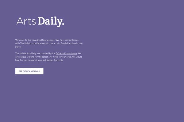 artsdaily.org site used Socialbase