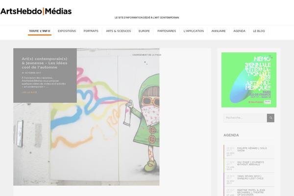 Twentysixteen-child theme site design template sample