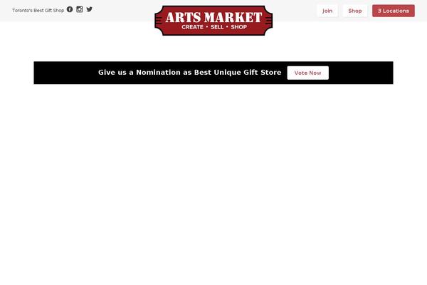 artsmarket.ca site used Artsmarket