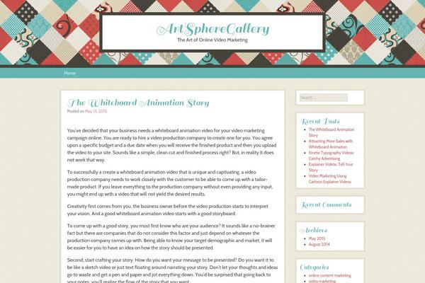 Patchwork theme site design template sample