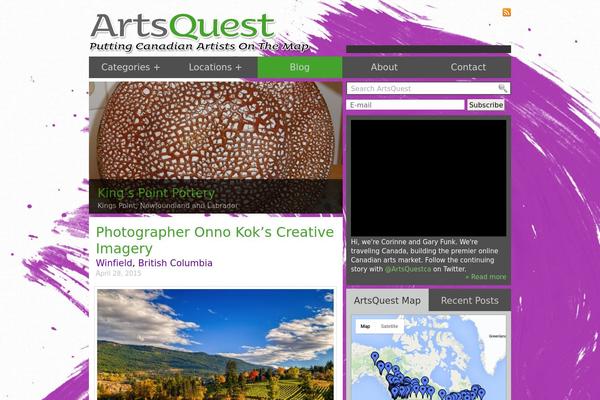 artsquest.ca site used Artsquest