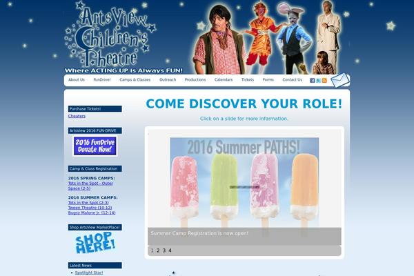 artsviewchildrenstheatre.com site used Artsview