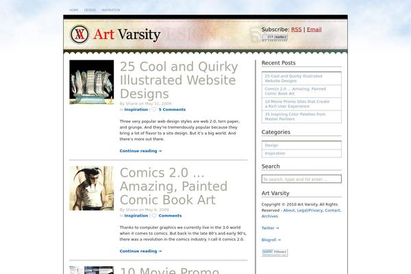 artvarsity.com site used Arts4