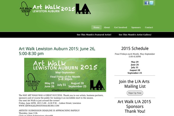 artwalklewistonauburn.com site used Big-shot