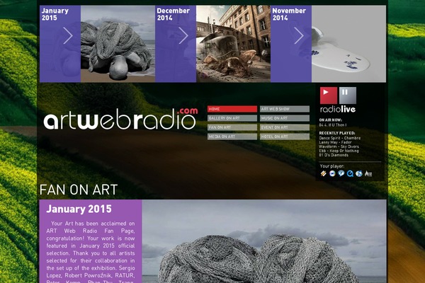 artwebradio.com site used Radio