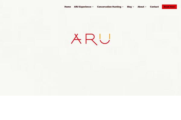 Aru theme site design template sample