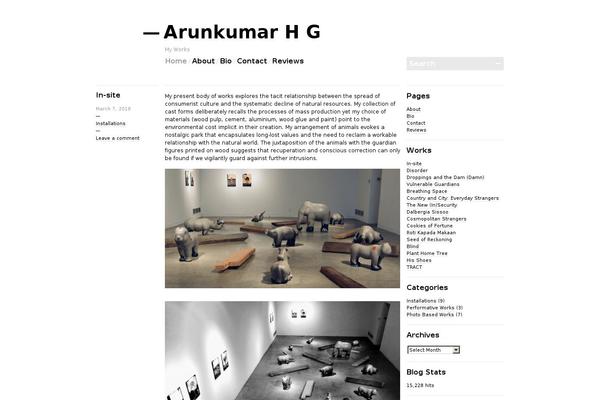 WordPress website example screenshot