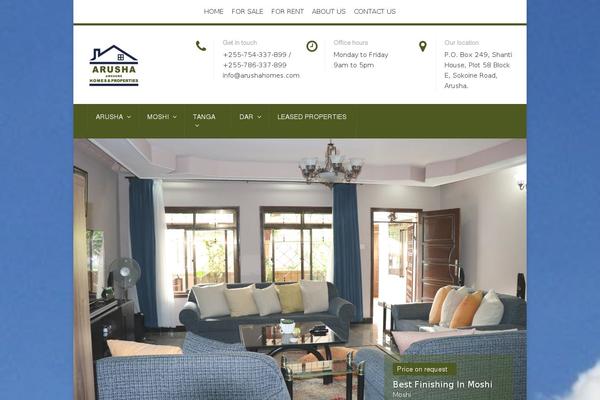 arushahomes.com site used Wpcasa-arushahomes-new