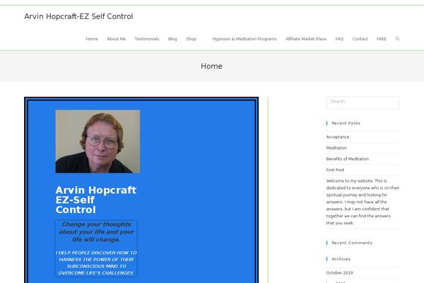 WordPress website example screenshot