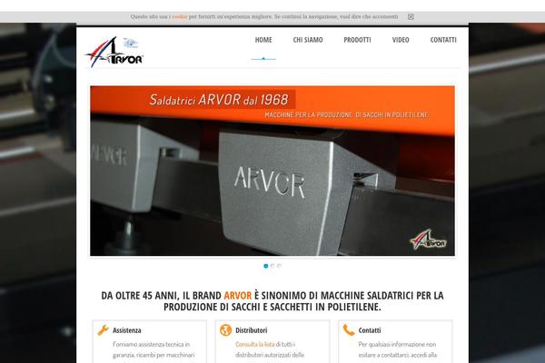 arvor.it site used Arvor-theme