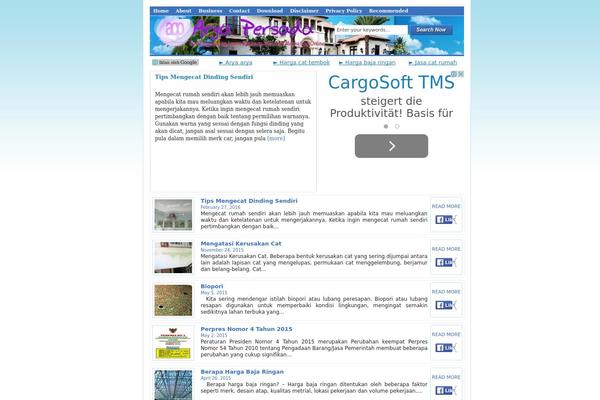 Okesense theme site design template sample