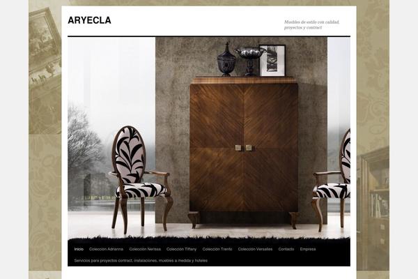 Twenty Ten theme site design template sample