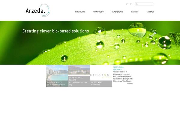 arzeda.com site used Arzeda