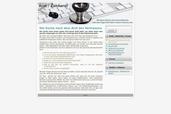 arzt-suchservice.de site used Arzt