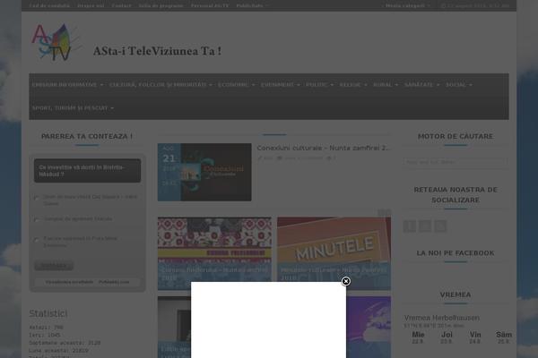 Adams theme site design template sample
