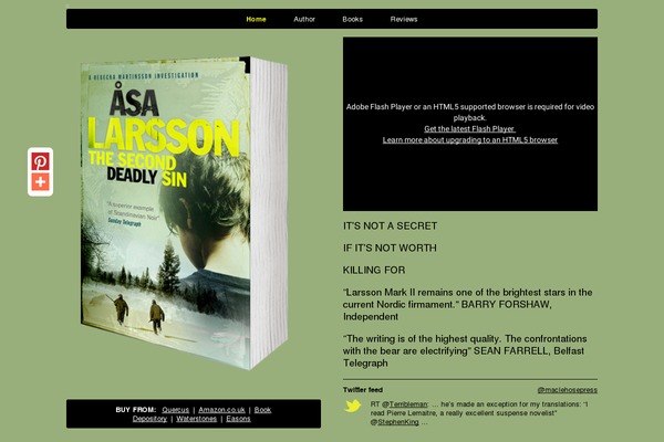 asa-larsson.com site used Book-page-2.0