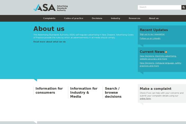 asa.co.nz site used Asa-theme