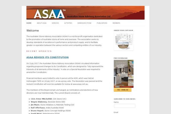 asaa.com.au site used Twetytwelve-child