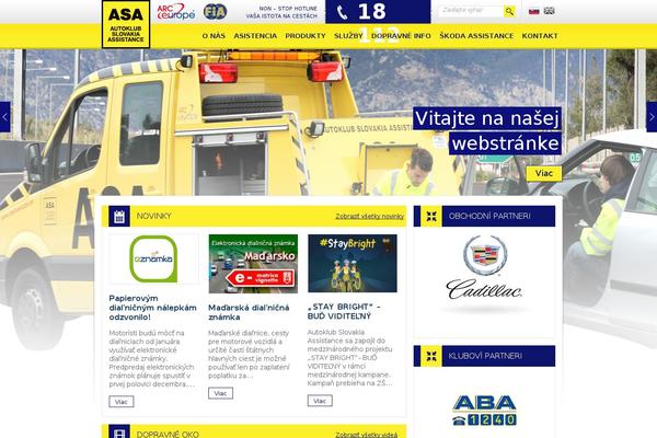 asaauto.sk site used Asaauto