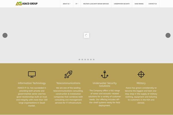 Ammo theme site design template sample