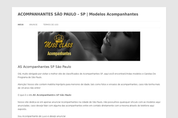 Twenty Twelve theme site design template sample