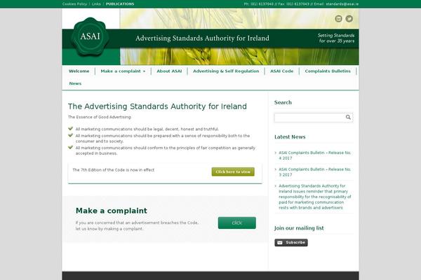 asai.ie site used Advertisingstandardsauthority