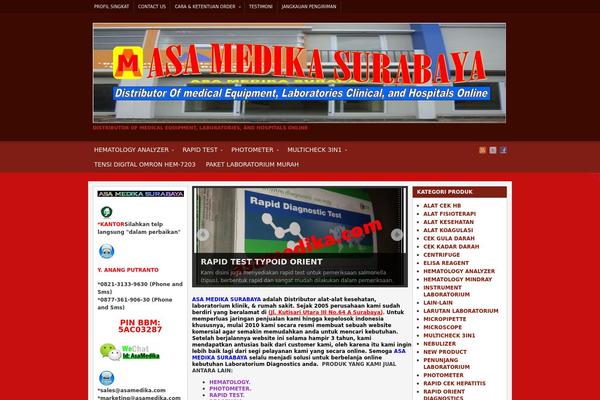 WordPress website example screenshot