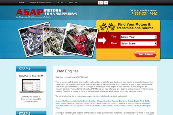 asapmotors.com site used Asapmotors