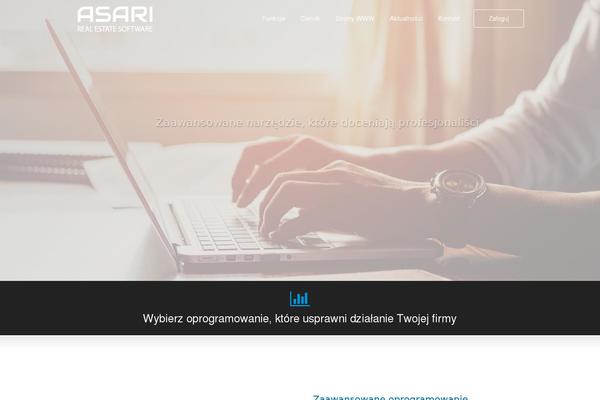 asari.pl site used Asari-pro
