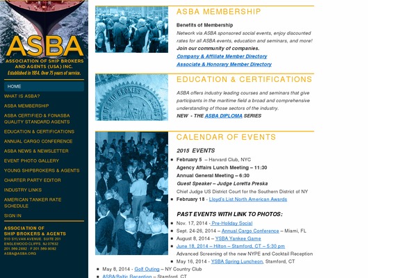 asba.org site used Asba