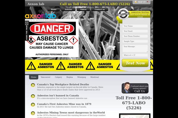 asbestostesting.ca site used Rockstarbiztheme-v1-9