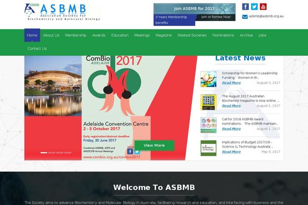 asbmb.org.au site used Asbmb
